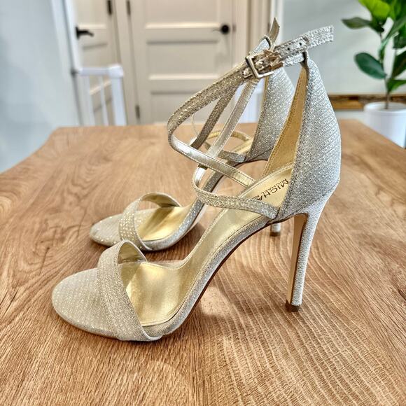 Michael Kors | Antonia Glitter Gold StilettoHeels |Women’s Size 8.5 - Picture 8 of 10